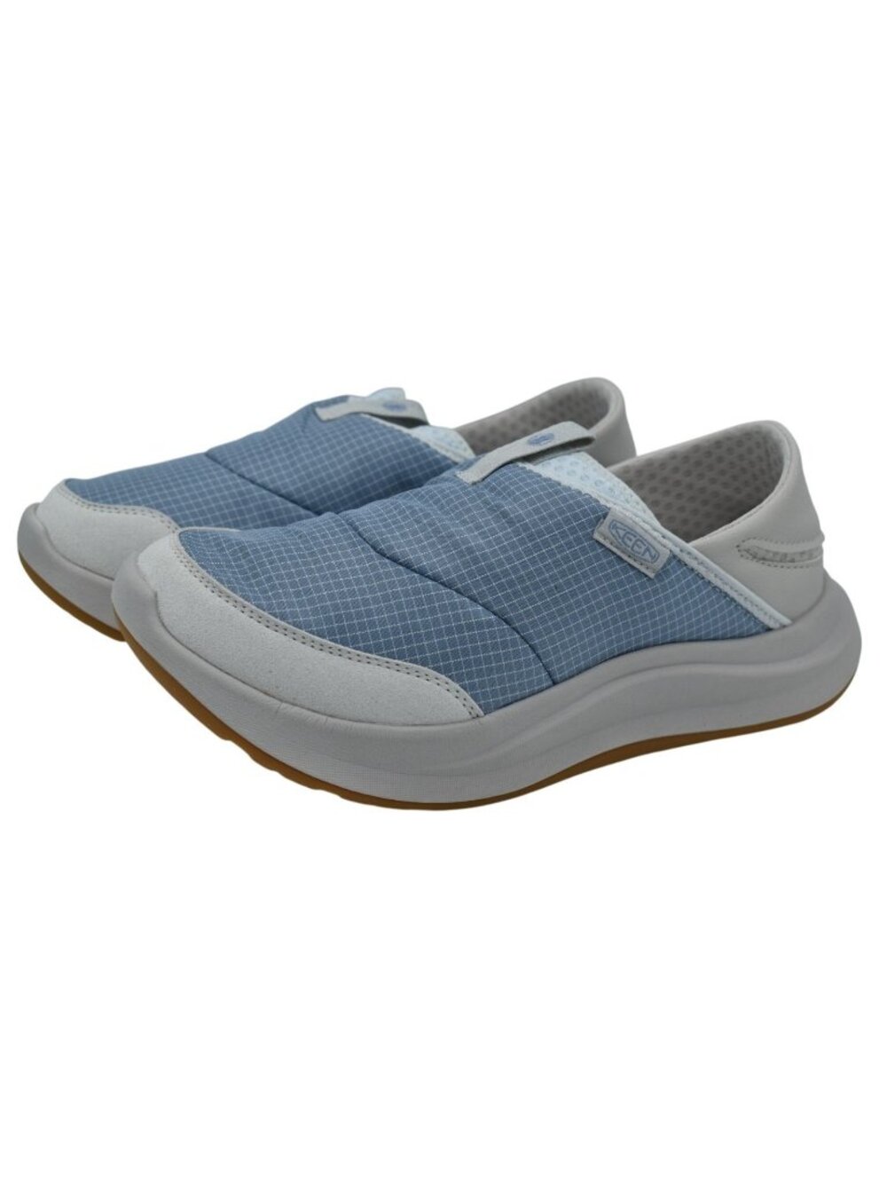 Keen Womens Size 9 Whyser Faded Denim Slip On Shoes
